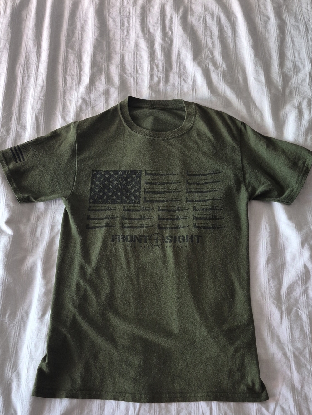Front Sight Olive Green Short-Sleeve Graphic Tee